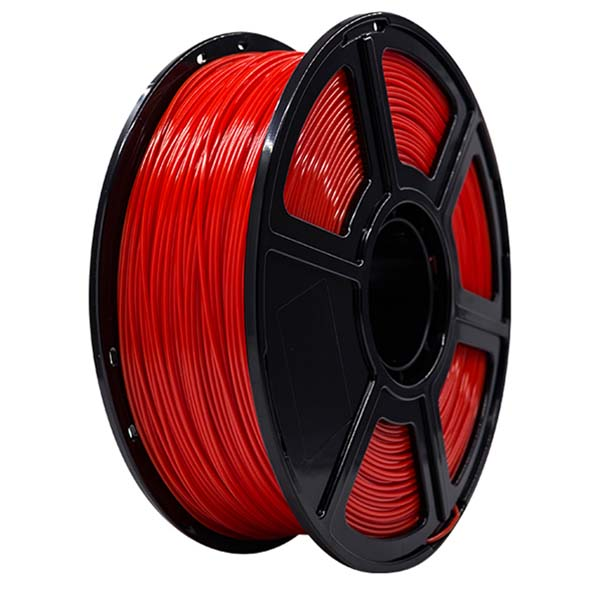 PLA Flashforge Rot TRANSPARENT 1,0kg 1,75mm