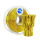 Azurefilm PLA Silk Gold 1,0kg 1,75mm