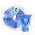 Azurefilm PLA Silk Ocean Blue 1,0kg 1,75mm