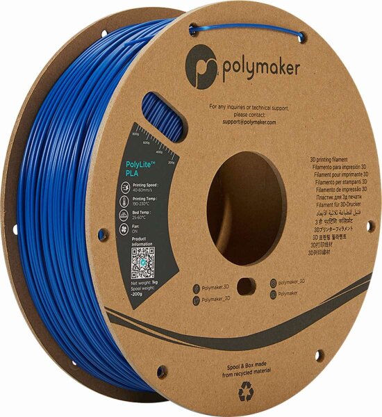 PolyMaker PLA (PolyLite) Blau 1,0kg