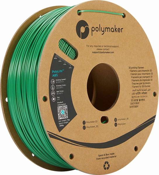 PolyMaker ABS (PolyLite) Grün 1,0kg 1,75mm
