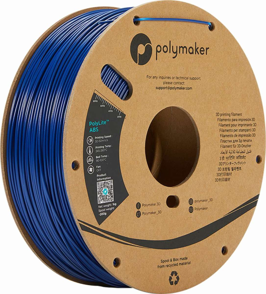 PolyMaker ABS (PolyLite) Blau 1,0kg 1,75mm