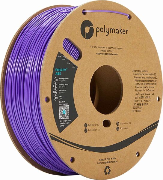 PolyMaker ABS (PolyLite) Lila 1,0kg 1,75mm