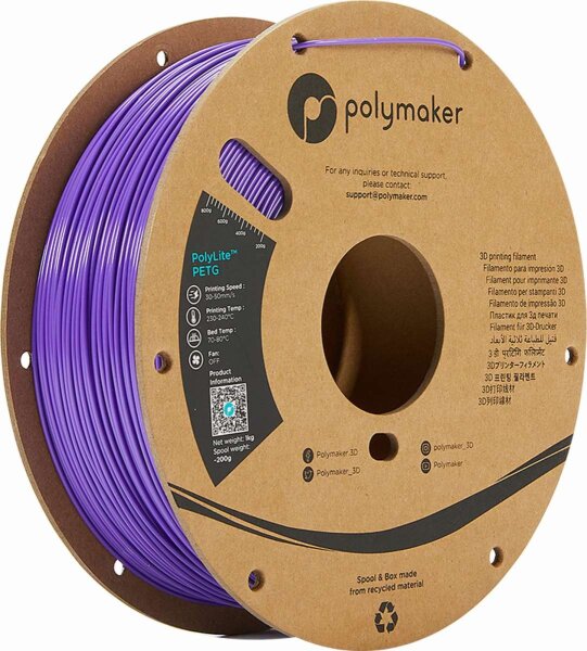 PolyMaker PETG (PolyLite) Lila 1,0kg 1,75mm