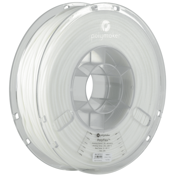 PolyMaker PolyFlex 95A Weiß 750g 2,85mm