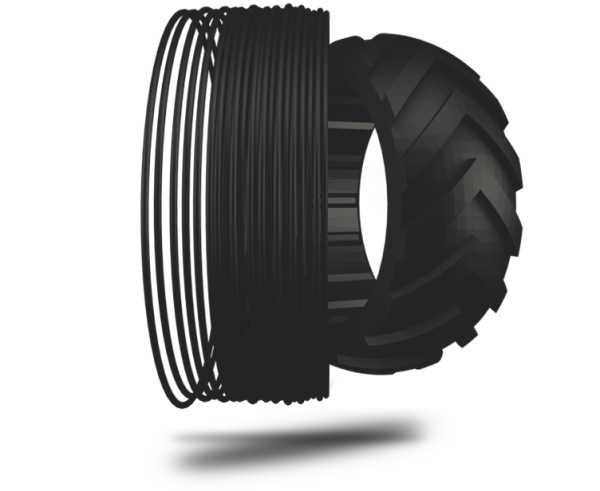 TreeD Flexmark 7 TPU Filament 0,5kg 1,75mm Weiß