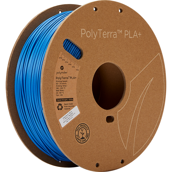 Polymaker (PolyTerra) PLA+ Blau 1,0kg 1,75mm