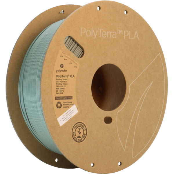 PolyMaker (PolyTerra) PLA Muted Green 1,0kg 1,75mm