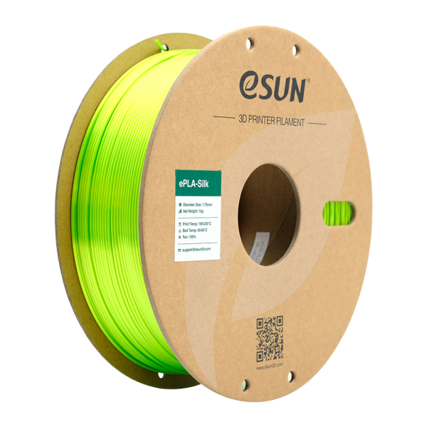 eSUN 3D PLA eSilk Limette 1,0kg 1,75mm