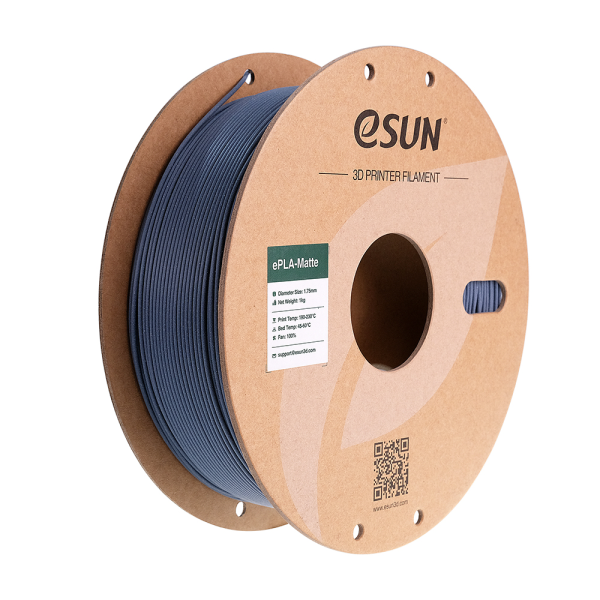 eSUN 3D PLA Matte Dunkelgrau 1,0kg 1,75mm