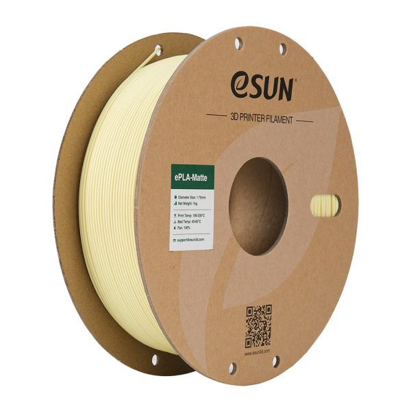 eSUN 3D PLA Matte Mandelgelb 1,0kg 1,75mm