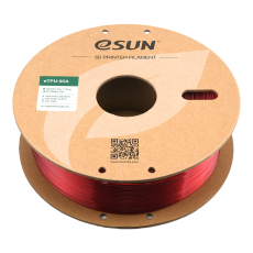 eSUN 3D eTPU 95A Transparent Rot 1,0kg 1,75mm