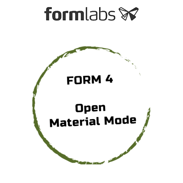 Formlabs Open Material Mode für Form 4 (non-biocomp)