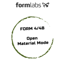 Formlabs Open Material Mode für Form 4/4B