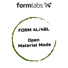Formlabs Open Material Mode für Form 4L/4BL