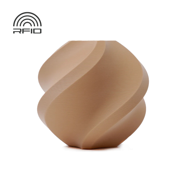 Bambu Lab PLA Matte Lattebraun (11800) 1kg 1,75 mm (mit Spule)