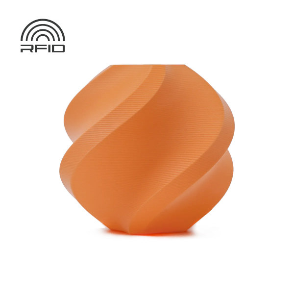 Bambu Lab PLA Matte Mandarinorange 1kg 1,75 mm (mit Spule)