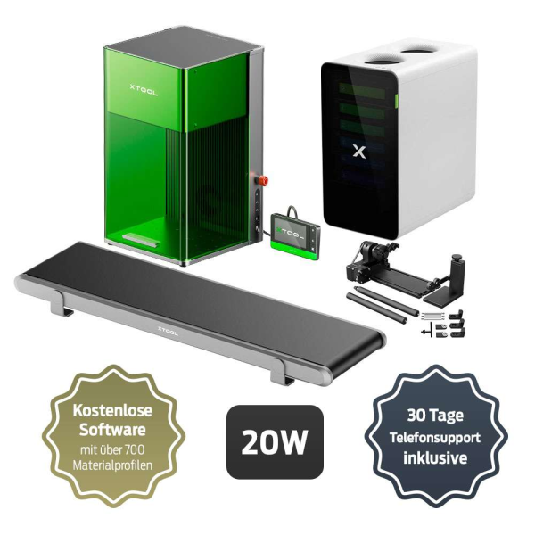 xTool F1 Ultra - 20W - Deluxe Bundle (LK4)
