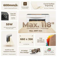 xTool P2S 55W Klasse 4 EU - All-In-One Bundle