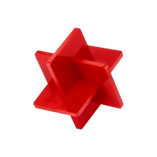 Bambu Lab 3mm Red Opaque Glossy Acrylic Sheet (3 PCS)