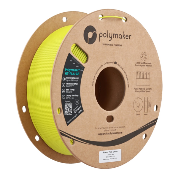 Polymaker HT-PLA-GF Power Tool Green 1,0kg 1,75mm