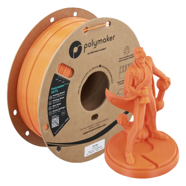 Polymaker PETG (New Formula) Orange 1,0kg 1,75mm