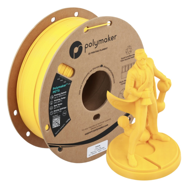 Polymaker PETG (New Formula) Yellow 1,0kg 1,75mm