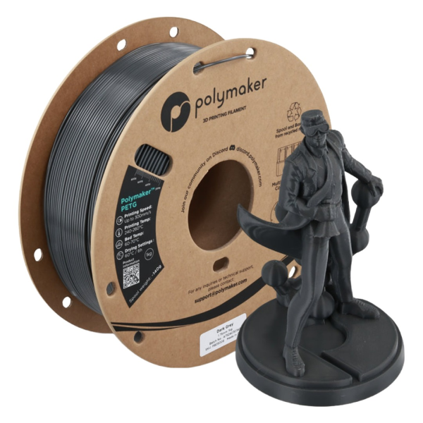 Polymaker PETG (New Formula) Dark Grey 1,0kg 1,75mm