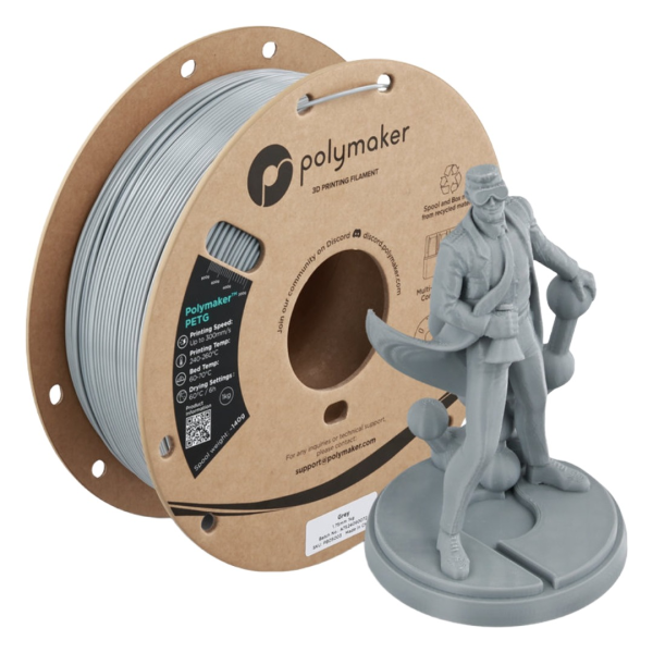 Polymaker PETG (New Formula) Silver 1,0kg 1,75mm