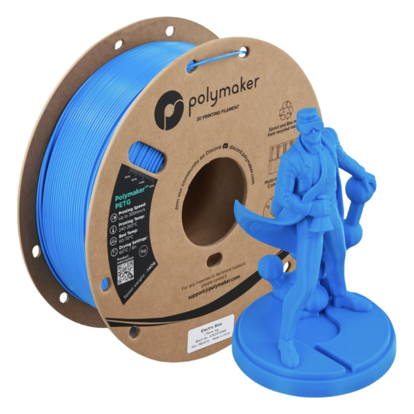 Polymaker PETG (New Formula) Electric Blue 1,0kg 1,75mm