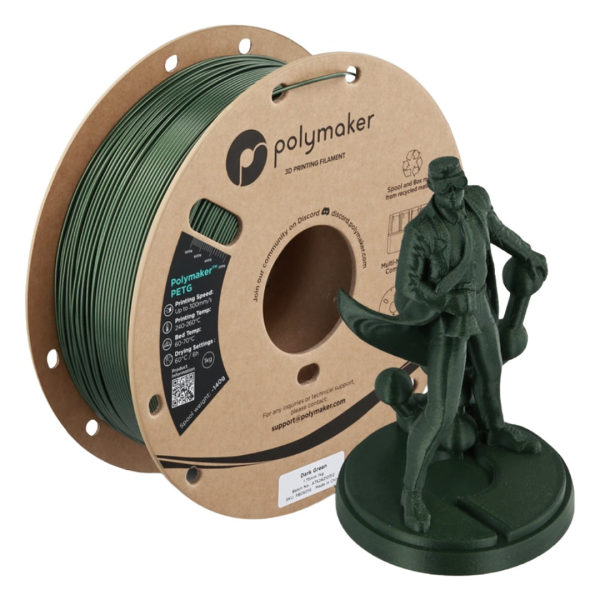 Polymaker PETG (New Formula) Dark Green 1,0kg 1,75mm