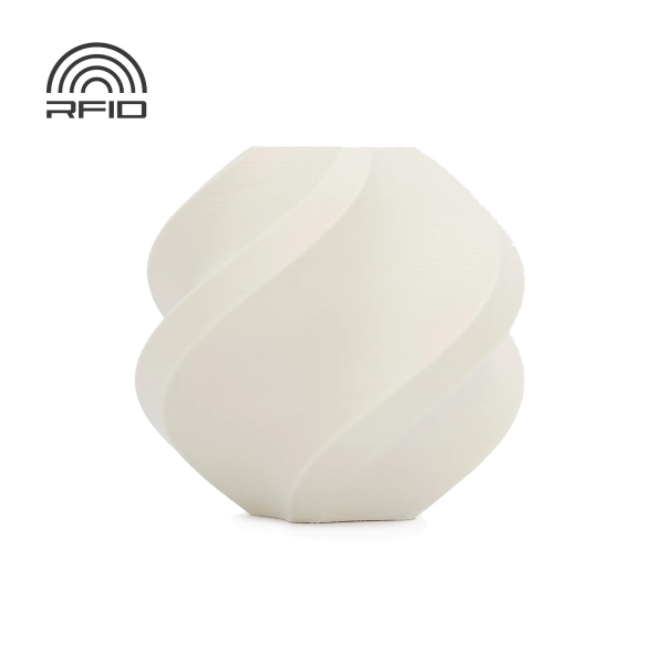 Bambu Lab PLA Matte Knochenweiß (11103) 1kg 1,75 mm ohne Spule / Refill