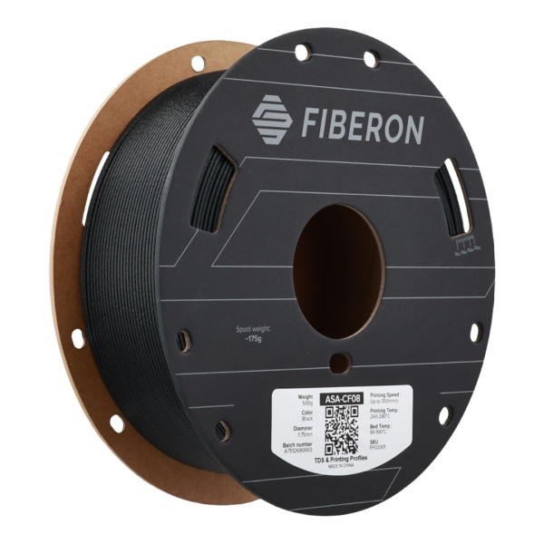 Polymaker Fiberon ASA-CF08 Schwarz 1,75 mm