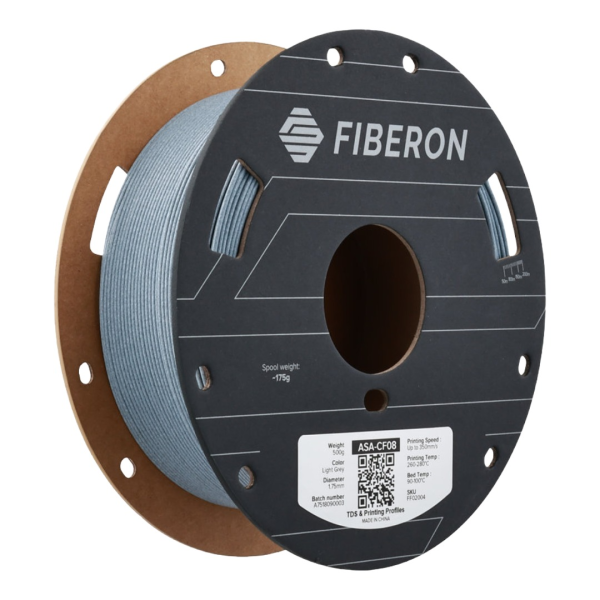 Polymaker Fiberon ASA-CF08 Light Grey 1,75 mm 0,5kg