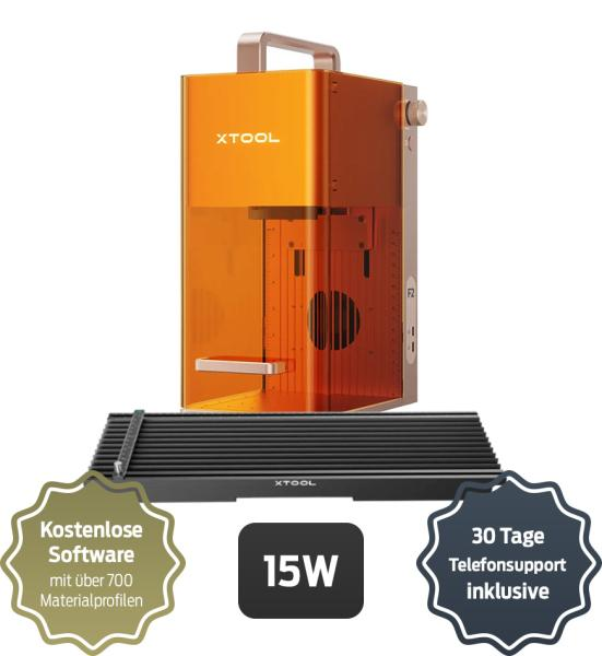 xTool F2 15W Dioden-Dual-Lasergravierer + Slide Extenstion