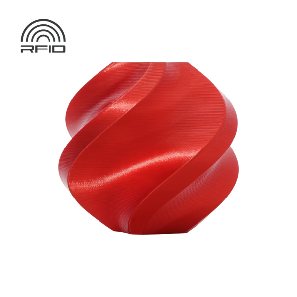 Bambu Lab PLA Silk+ Candy Red (13205) 1kg 1,75 mm (mit Spule)