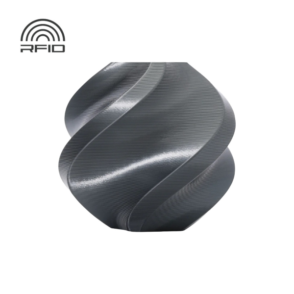 Bambu Lab PLA Silk+ Titan Grey (13108) 1kg 1,75 mm (mit Spule)