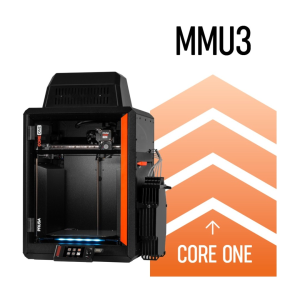 Prusa MMU3 Enclosed (für CORE One) montiert