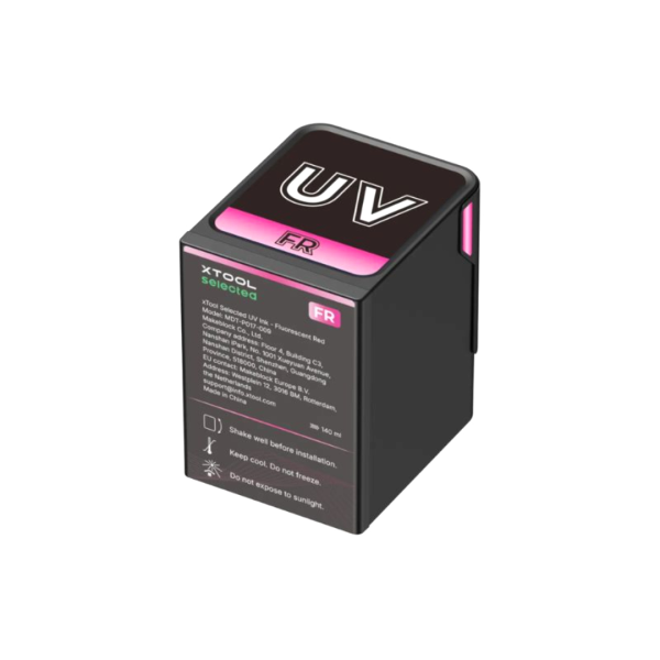 xTool Selected UV-Tinte Fluorescent Red 125 ml