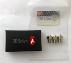 3DSolex Düsenset für Raise3D Pro2, Pro3, E2